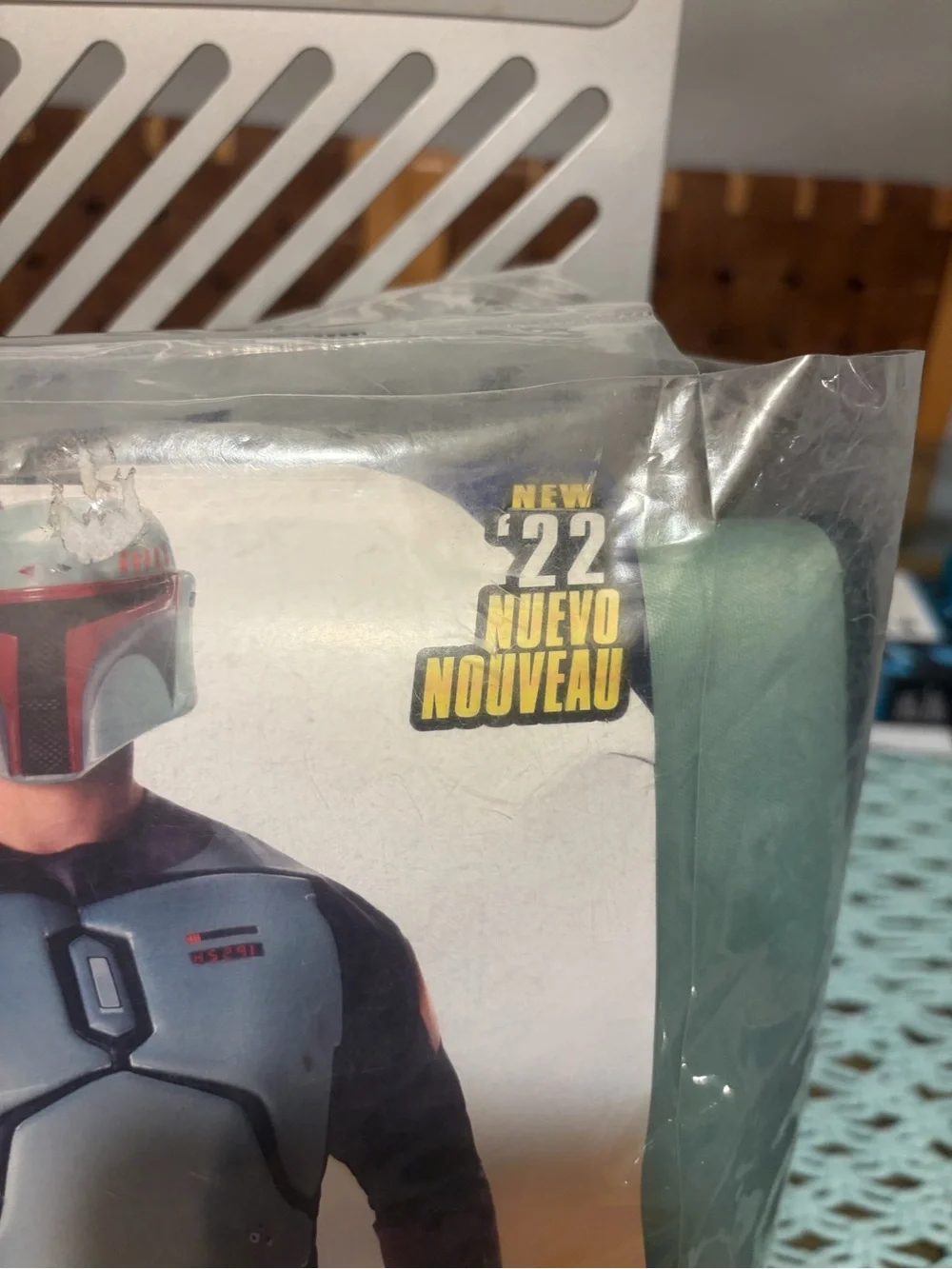 Star Wars Boba Fett - Adult XL  Halloween Costume w/ Mask  & Muscle Chest NWT